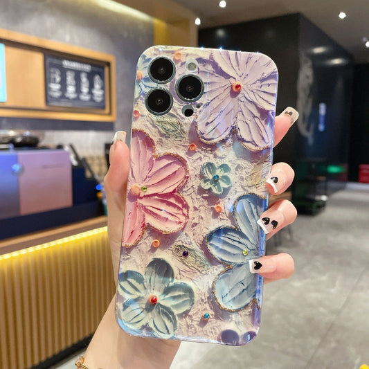 Flora Luv™️ | Prachtig vintage bloemen iPhone hoesje